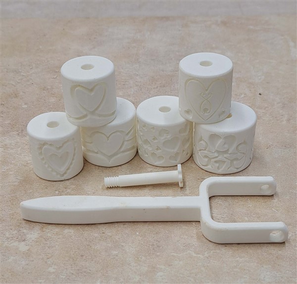 Roller Set 4 Embossed